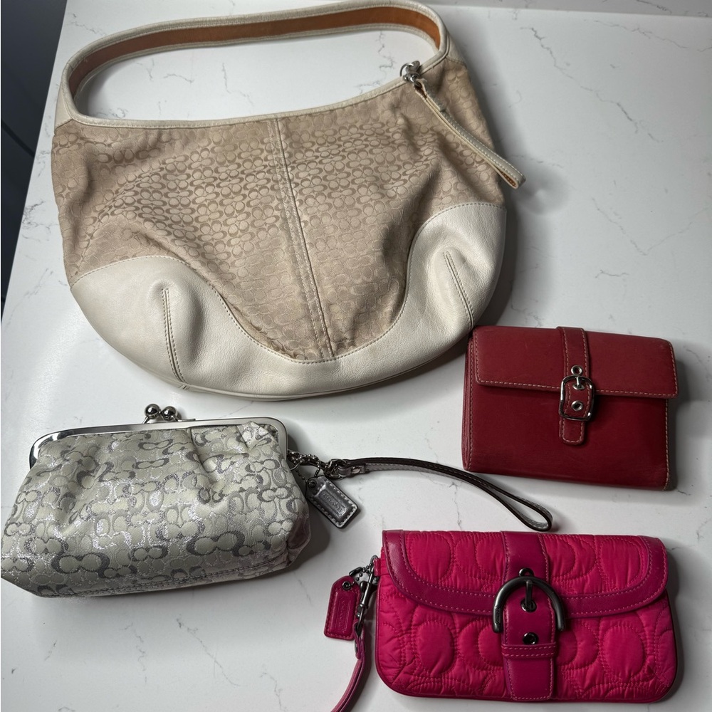 Y2K/vintage Coach wallet/bag bundle